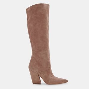 Dolce Vita - Nathen Knee High Boots - Taupe / Mushroom Genuine Suede